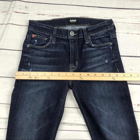 Women’s Hudson Size 25 Slim Boot Low Rise Jeans W - Picture 5 of 7